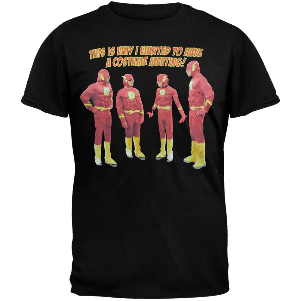 Big Bang Theory - Costume Meeting T-Shirt Men's T-Shirts Big Bang Theory SM Black 