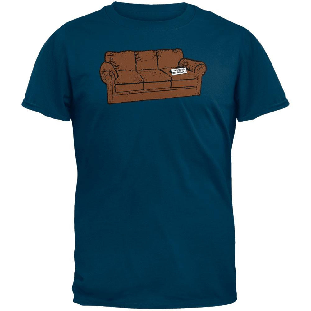 Big Bang Theory - Sheldon Couch T-Shirt Men's T-Shirts Big Bang Theory SM Blue 