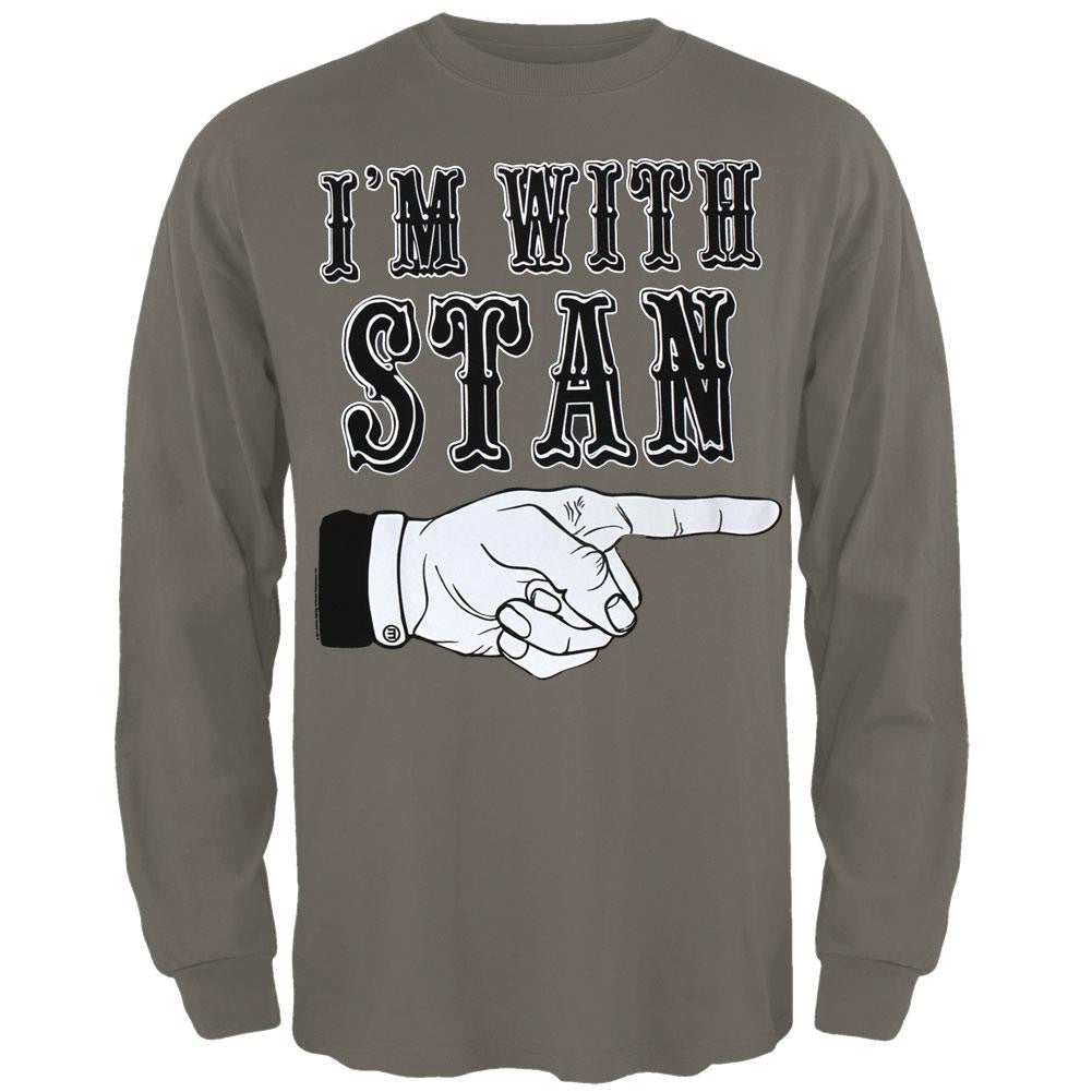 Eminem - I'm With Stan Long Sleeve T-Shirt Men's Long Sleeves Eminem 2XL Grey 