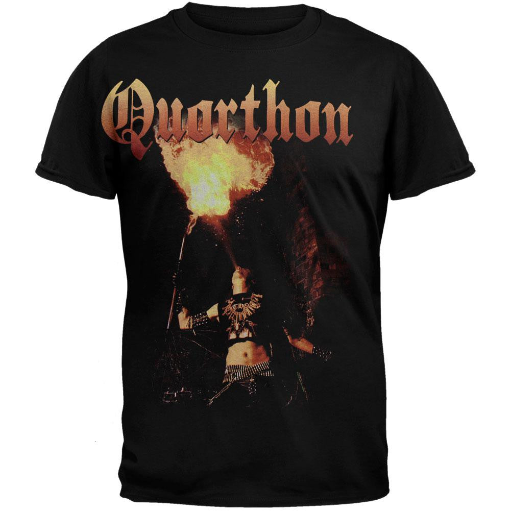 Quorthon - Fire T-Shirt Men's T-Shirts Quorthon LG Black 