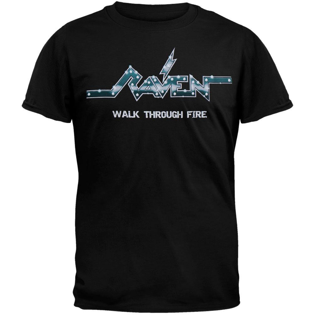 Raven - Walk Through Fire T-Shirt Men's T-Shirts Raven MD Black 