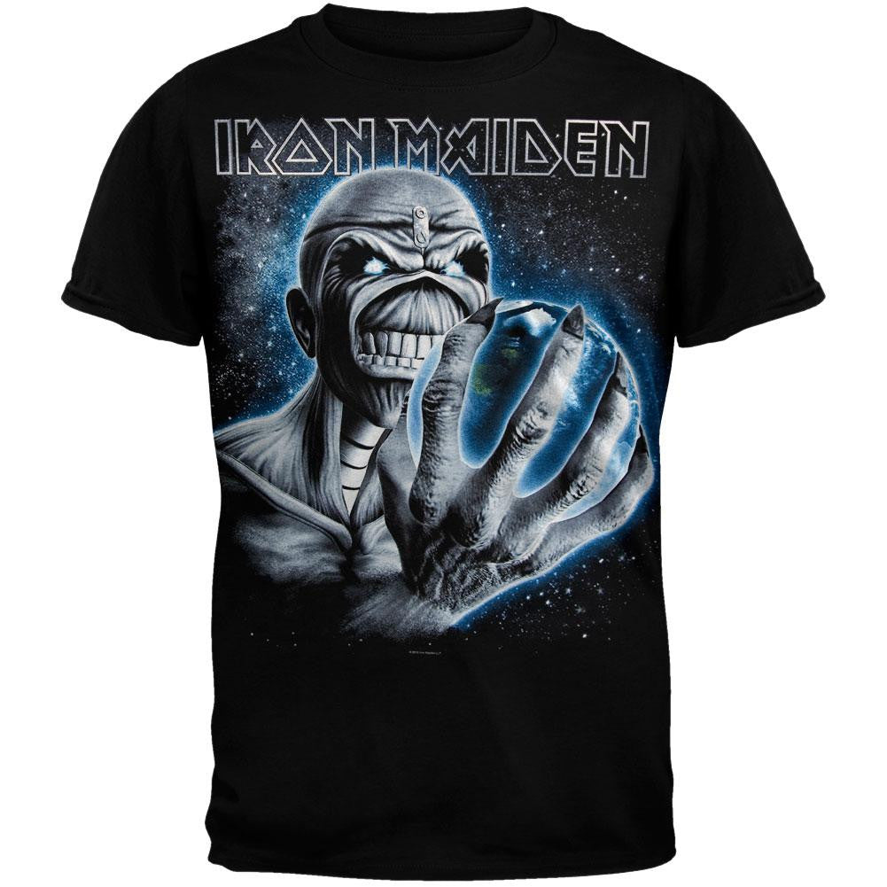 Iron Maiden - Different World T-Shirt Men's T-Shirts Iron Maiden SM Black 