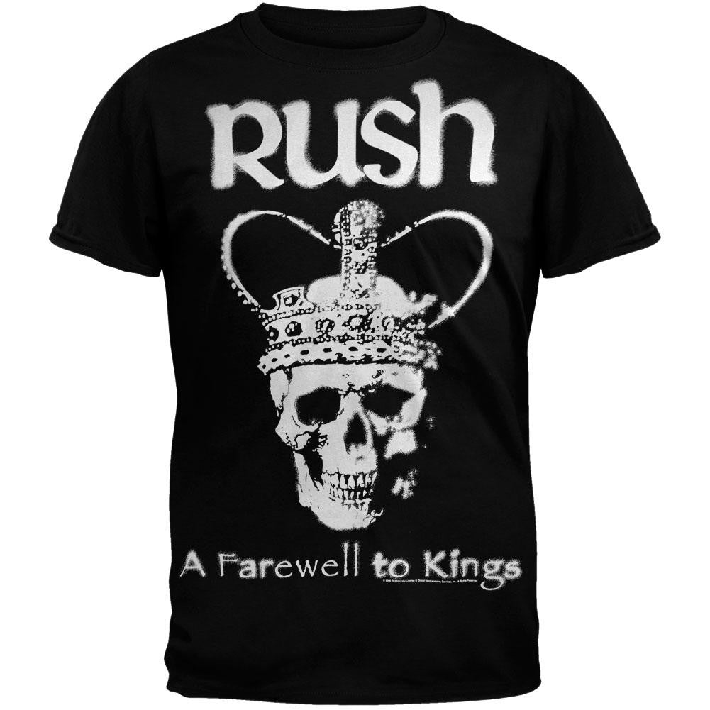 Rush - A Farwell To Kings T-Shirt Men's T-Shirts Rush SM Black 