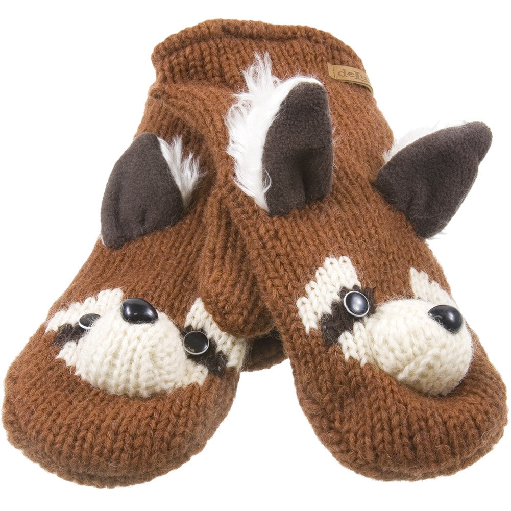 Rico The Raccoon Knit Mittens Knit Mittens Old Glory   