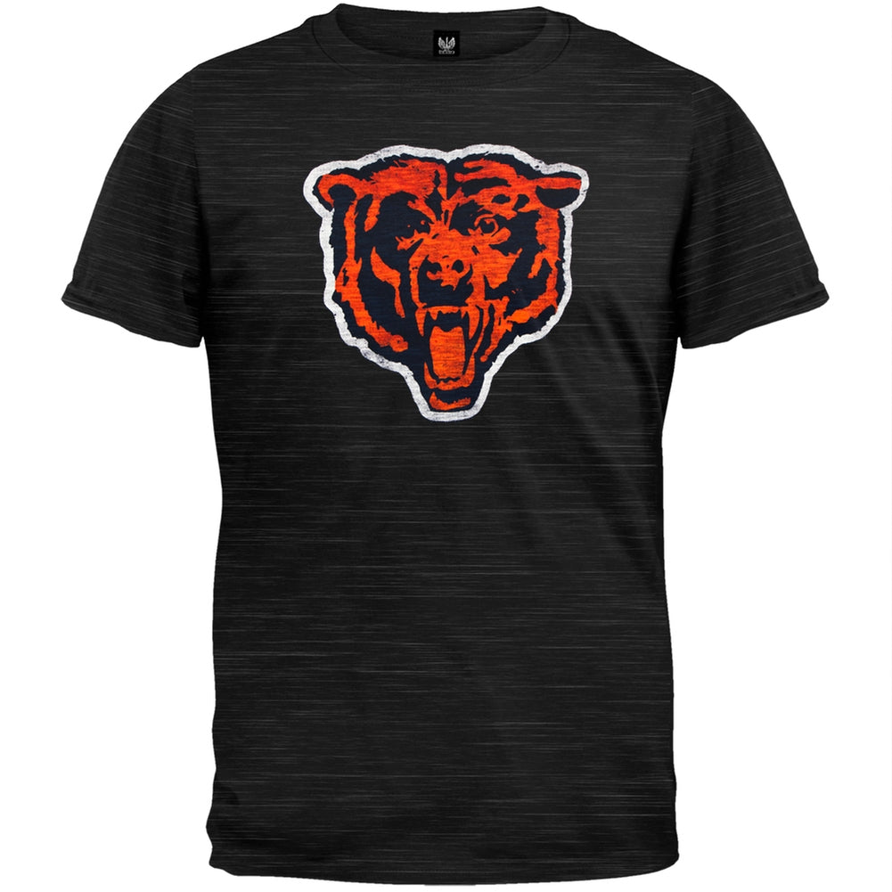 Chicago Bears - Logo Scrum Premium T-Shirt Men's T-Shirts Chicago Bears SM Blue 