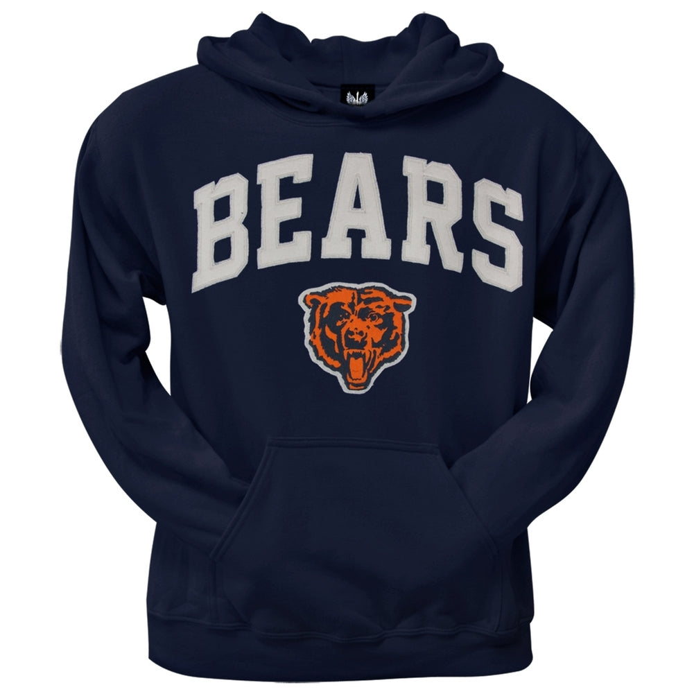 Chicago Bears - Logo Scrimmage Premium Pullover Hoodie Men's Hoodies Chicago Bears LG Blue 