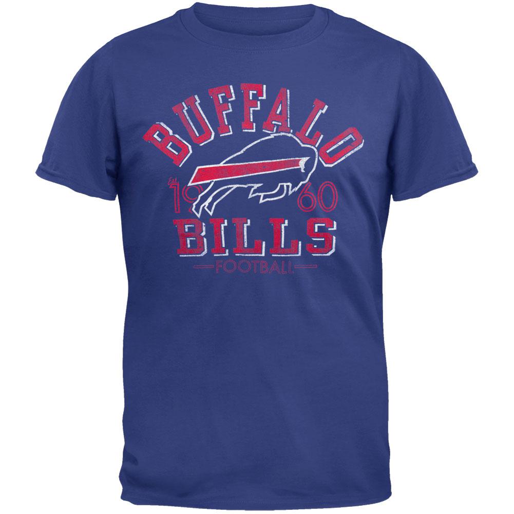 Buffalo Bills - Logo Fadeaway Premium T-Shirt Men's T-Shirts Buffalo Bills 2XL Blue 