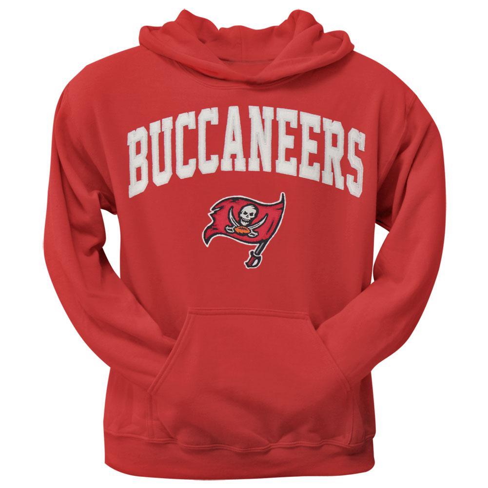 Tampa Bay Buccaneers - Logo Scrimmage Premium Hoodie Men's Hoodies Tampa Bay Buccaneers SM Red 