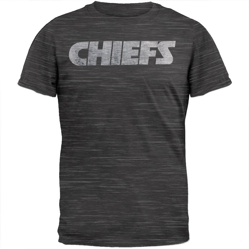 Kansas City Chiefs - Logo Scrum Legacy Premium T-Shirt Men's T-Shirts Kansas City Chiefs LG Grey 