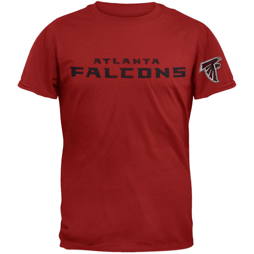 Atlanta Falcons - Logo Fieldhouse Premium T-Shirt Men's T-Shirts Atlanta Falcons SM Red 