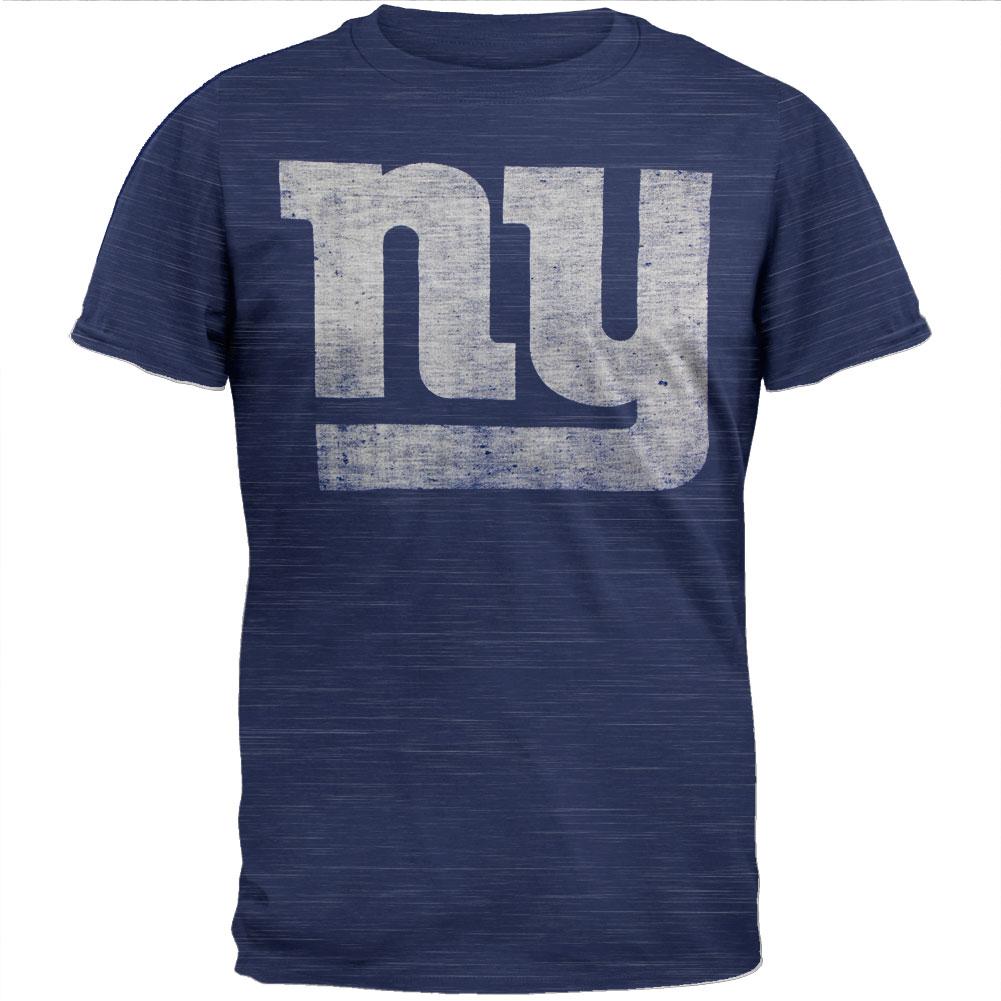 New York Giants - Logo Scrum Premium T-Shirt Men's T-Shirts New York Giants 2XL Blue 