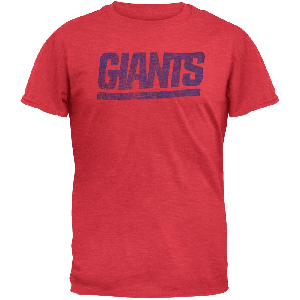 New York Giants - Logo Scrum Legacy Premium T-Shirt Men's T-Shirts New York Giants 2XL Red 