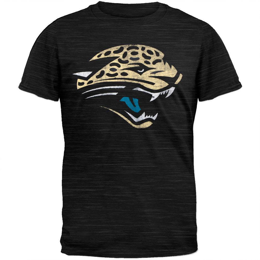 Jacksonville Jaguars - Logo Scrum Premium T-Shirt Men's T-Shirts Jacksonville Jaguars MD Black 