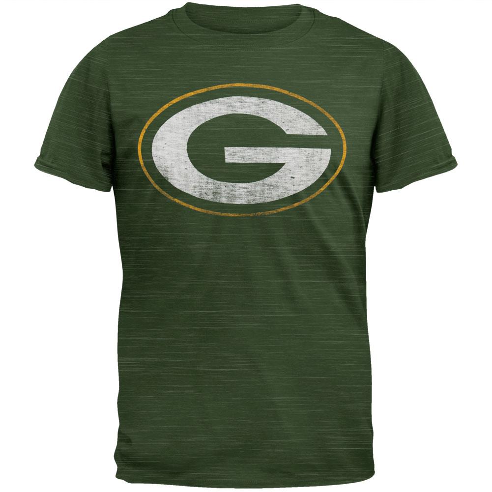 Green Bay Packers - Logo Scrum Premium T-Shirt Men's T-Shirts Green Bay Packers 2XL Green 