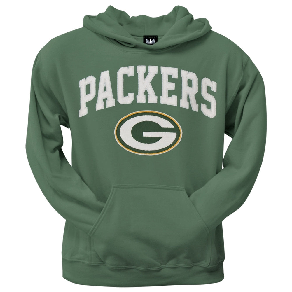 Green Bay Packers - Logo Scrimmage Premium Pullover Hoodie Men's Hoodies Green Bay Packers SM Green 