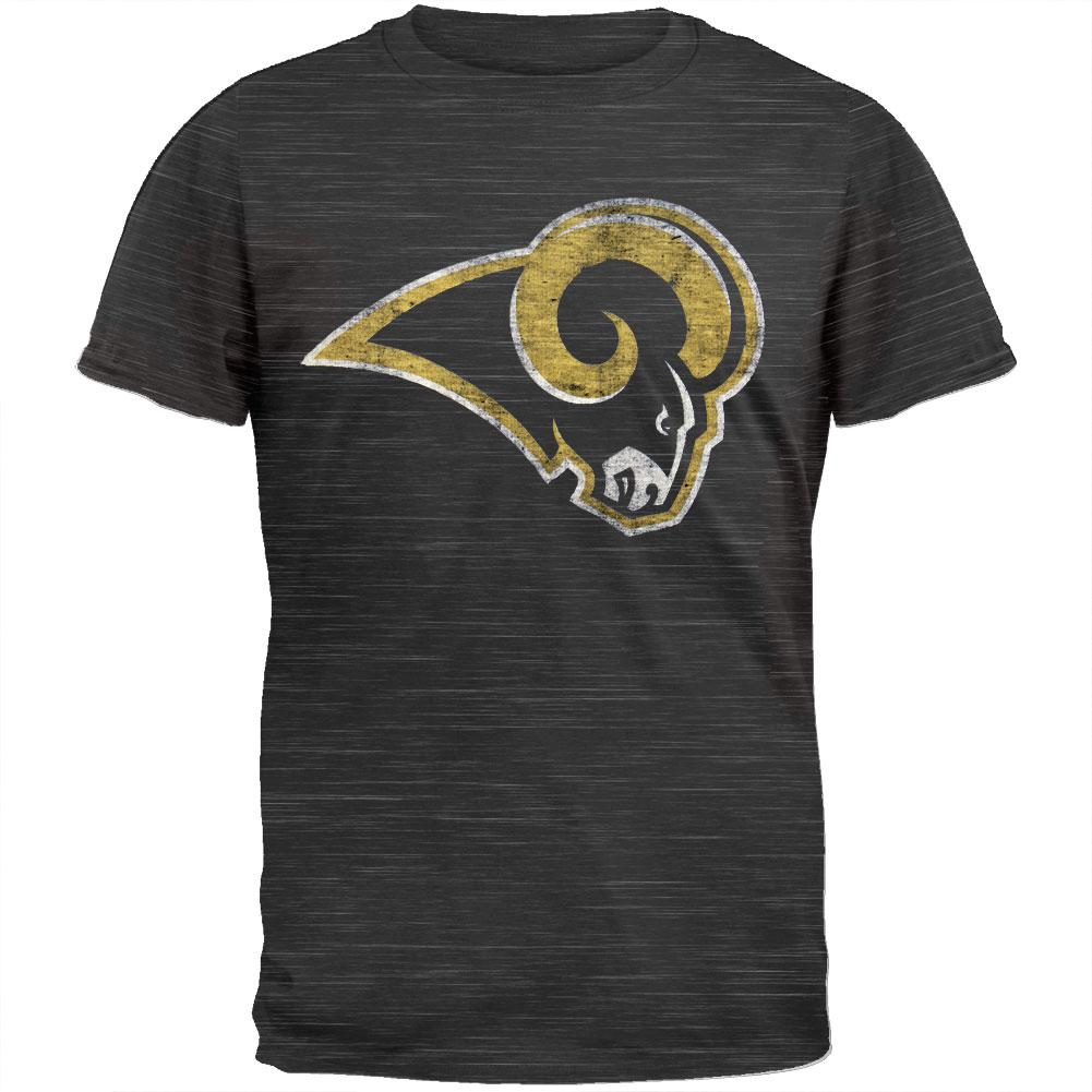 St. Louis Rams - Logo Scrum Premium T-Shirt Men's T-Shirts St. Louis Rams LG Blue 