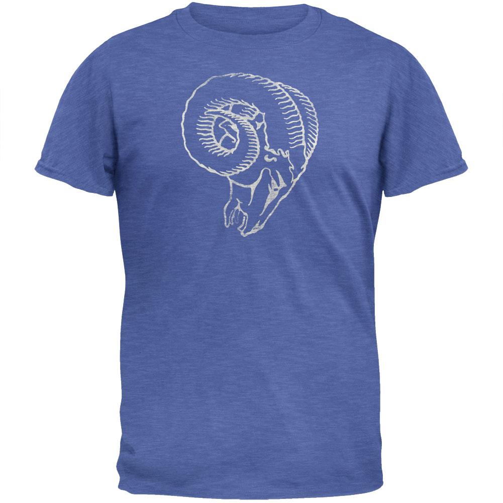 St. Louis Rams - Logo Scrum Legacy Premium Blue T-Shirt Men's T-Shirts St. Louis Rams MD Blue 