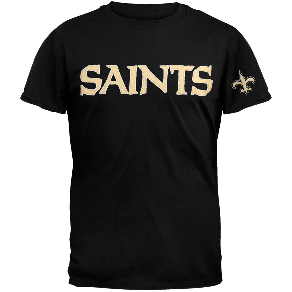 New Orleans Saints - Logo Fieldhouse Premium T-Shirt Men's T-Shirts New Orleans Saints 2XL Black 