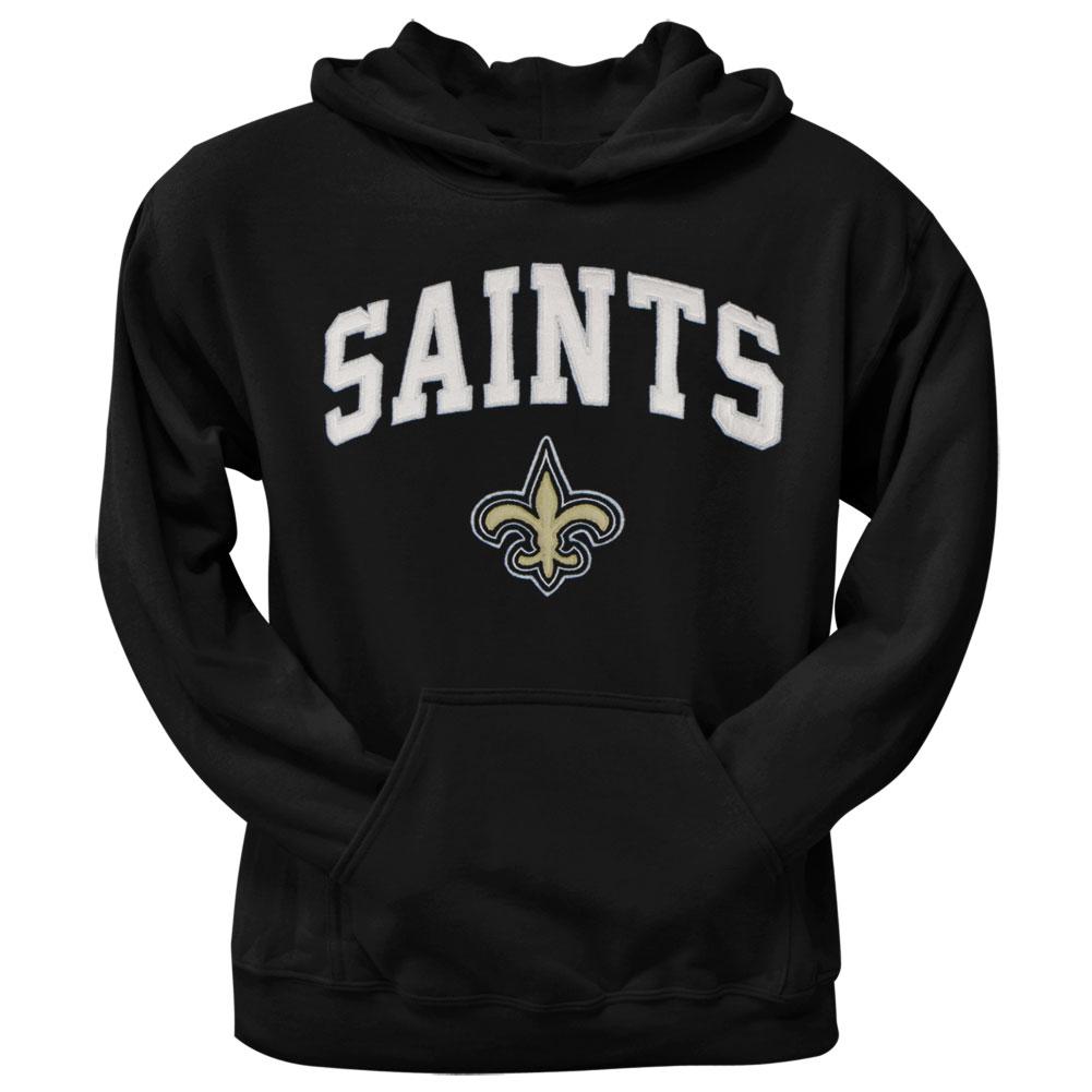 New Orleans Saints - Logo Scrimmage Premium Pullover Hoodie Men's Hoodies New Orleans Saints 2XL Black 