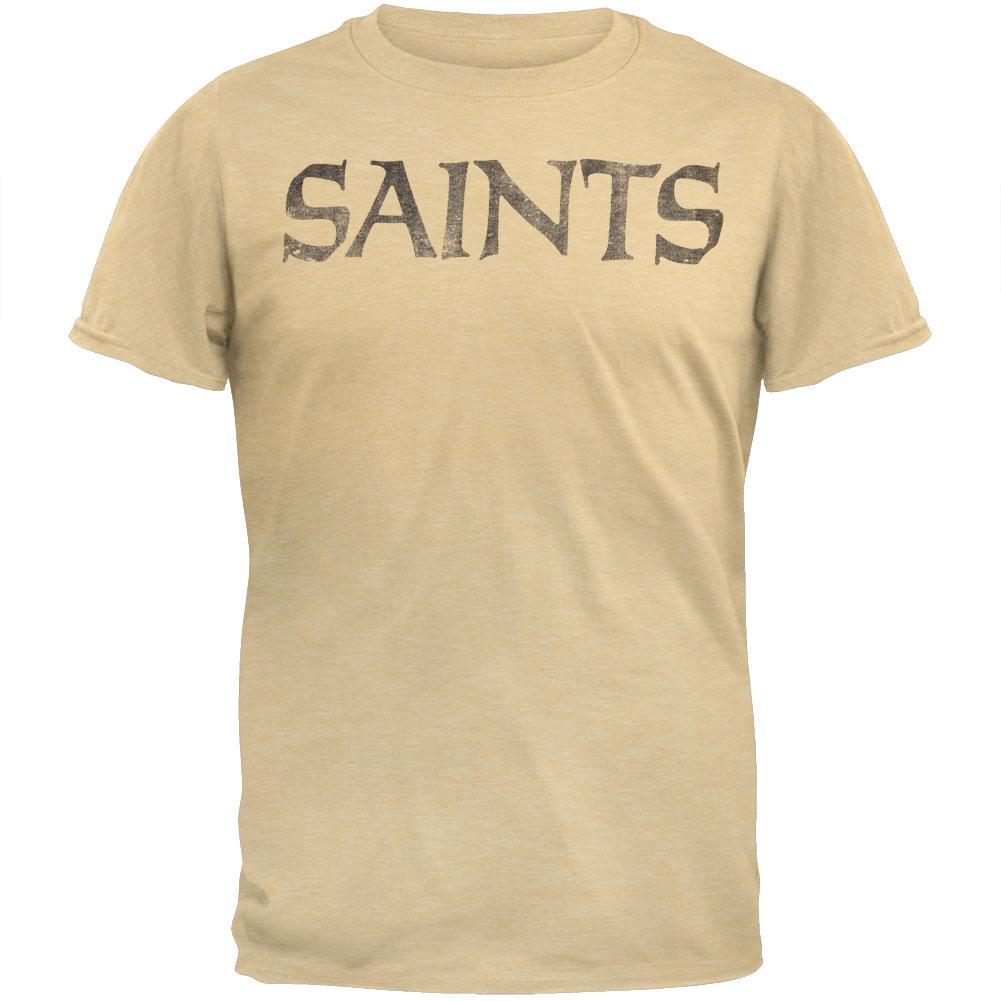 New Orleans Saints - Logo Scrum Legacy Premium T-Shirt Men's T-Shirts New Orleans Saints 2XL Yellow 