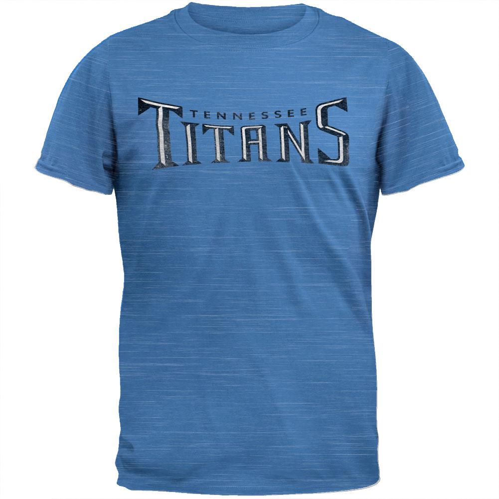 Tennessee Titans - Logo Scrum Premium T-Shirt Men's T-Shirts Tennessee Titans 2XL Blue 