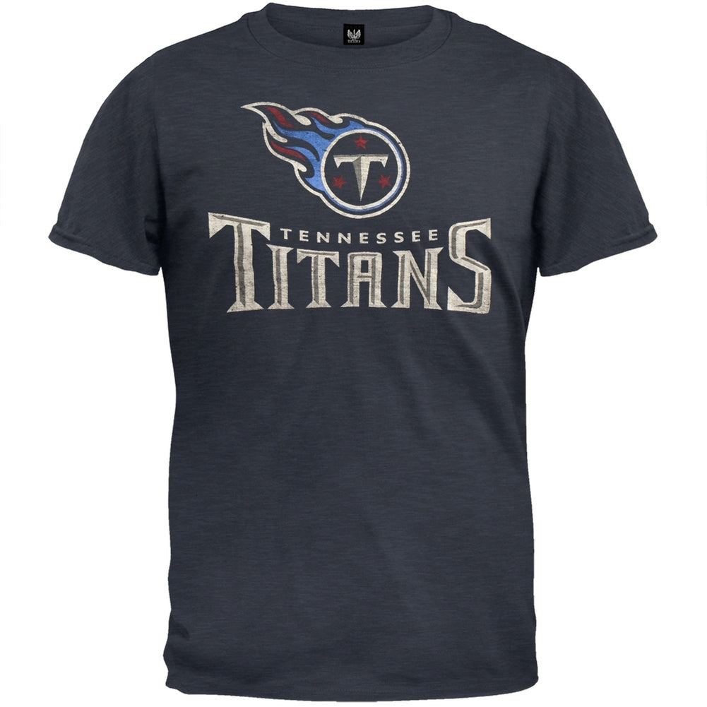 Tennessee Titans - Logo Scrum Legacy Premium T-Shirt Men's T-Shirts Tennessee Titans 2XL Blue 