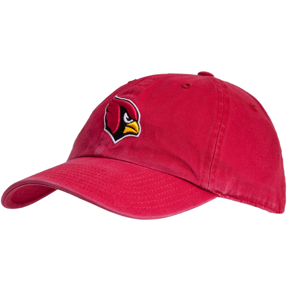 Arizona Cardinals - Logo Clean Up Adjustable Baseball Cap Adjustable Baseball Caps Old Glory OS Red 