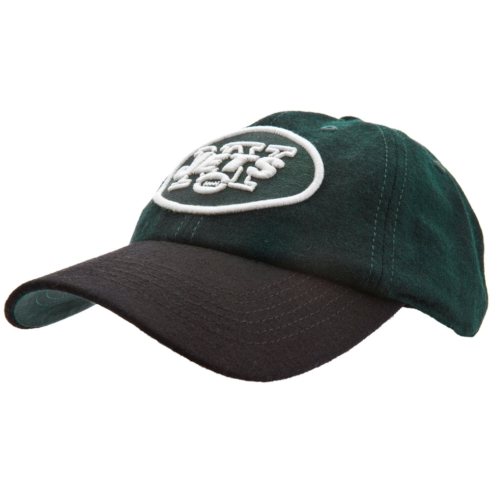 New York Jets - Logo Brooksby Adjustable Baseball Cap Adjustable Baseball Caps Old Glory OS Green 