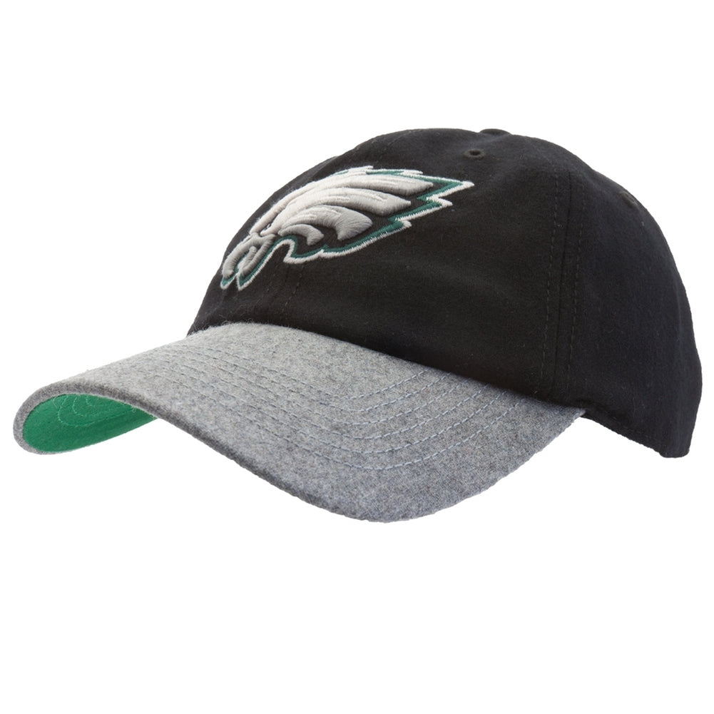 Philadelphia Eagles - Logo Brooksby Adjustable Cap Adjustable Baseball Caps Old Glory OS Black 