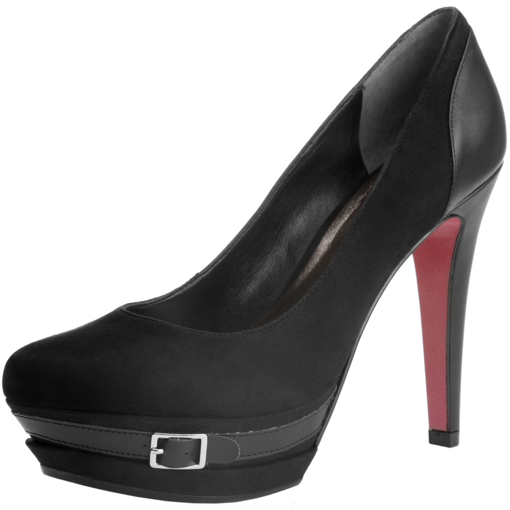 Paris Hilton Footwear - Yolanda - Black Suede Pumps Paris Hilton Clothing & Accessories 5.5 Black 