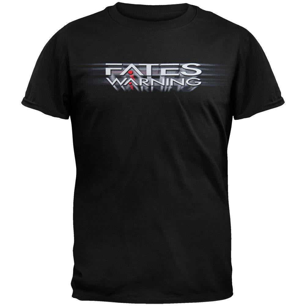 Fates Warning - Logo T-Shirt Men's T-Shirts Fates Warning MD Black 