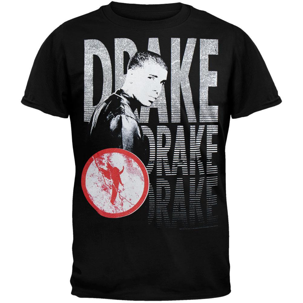 Drake - Circle Angel T-Shirt Men's T-Shirts Drake 2XL Black 
