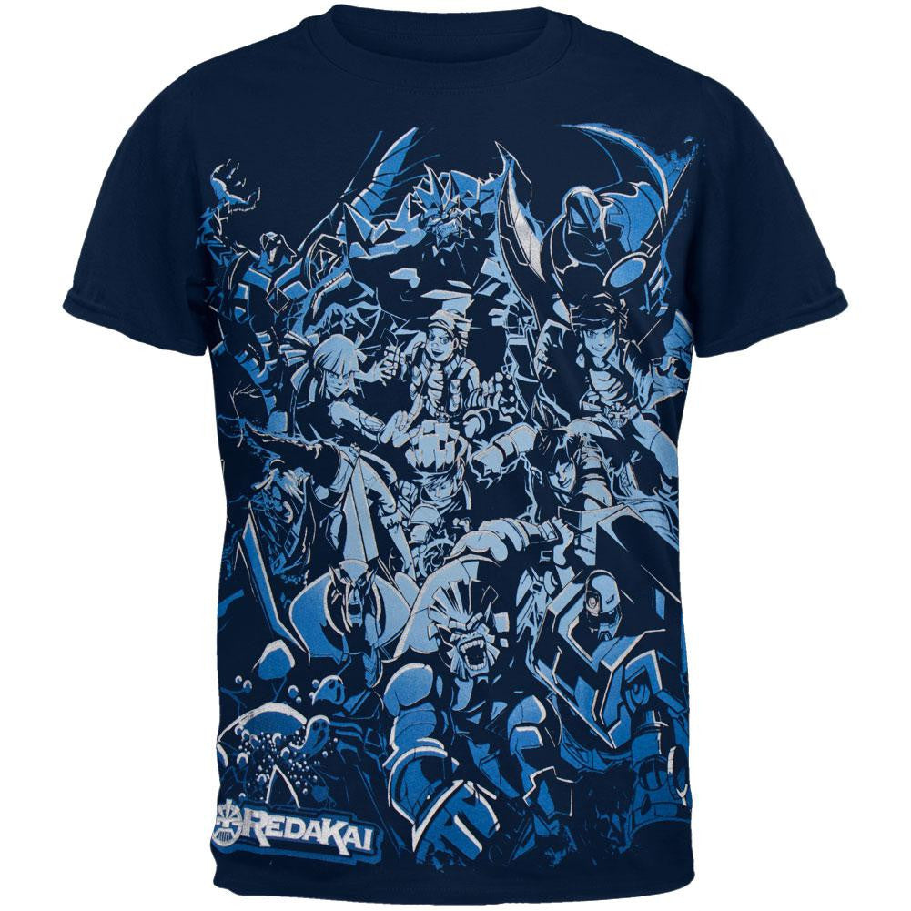 Redakai: Conquer the Kairu - Ill Group Youth T-Shirt Youth T-Shirts Redakai: Conquer the Kairu SM Blue