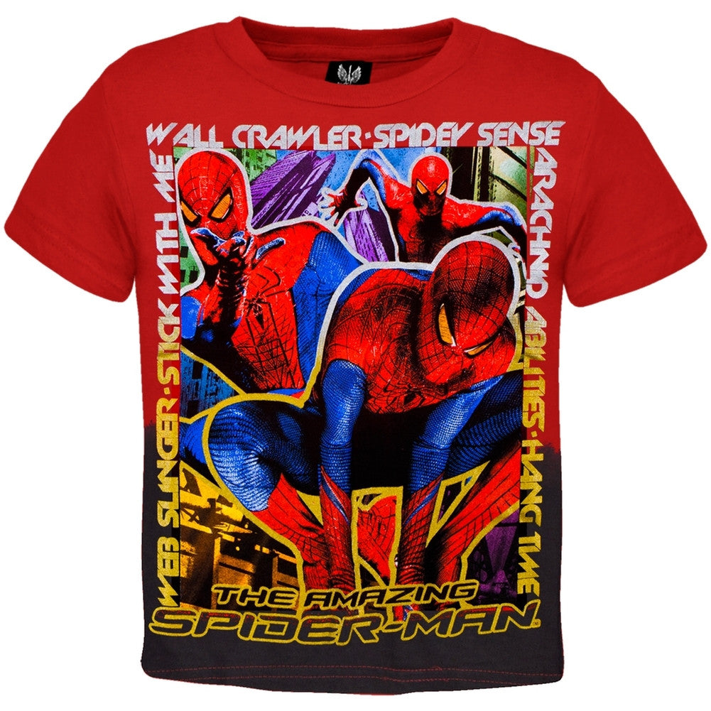 Amazing Spider-Man - Metromania Juvy T-Shirt Juvenile T-Shirts Spider-Man LG Red 