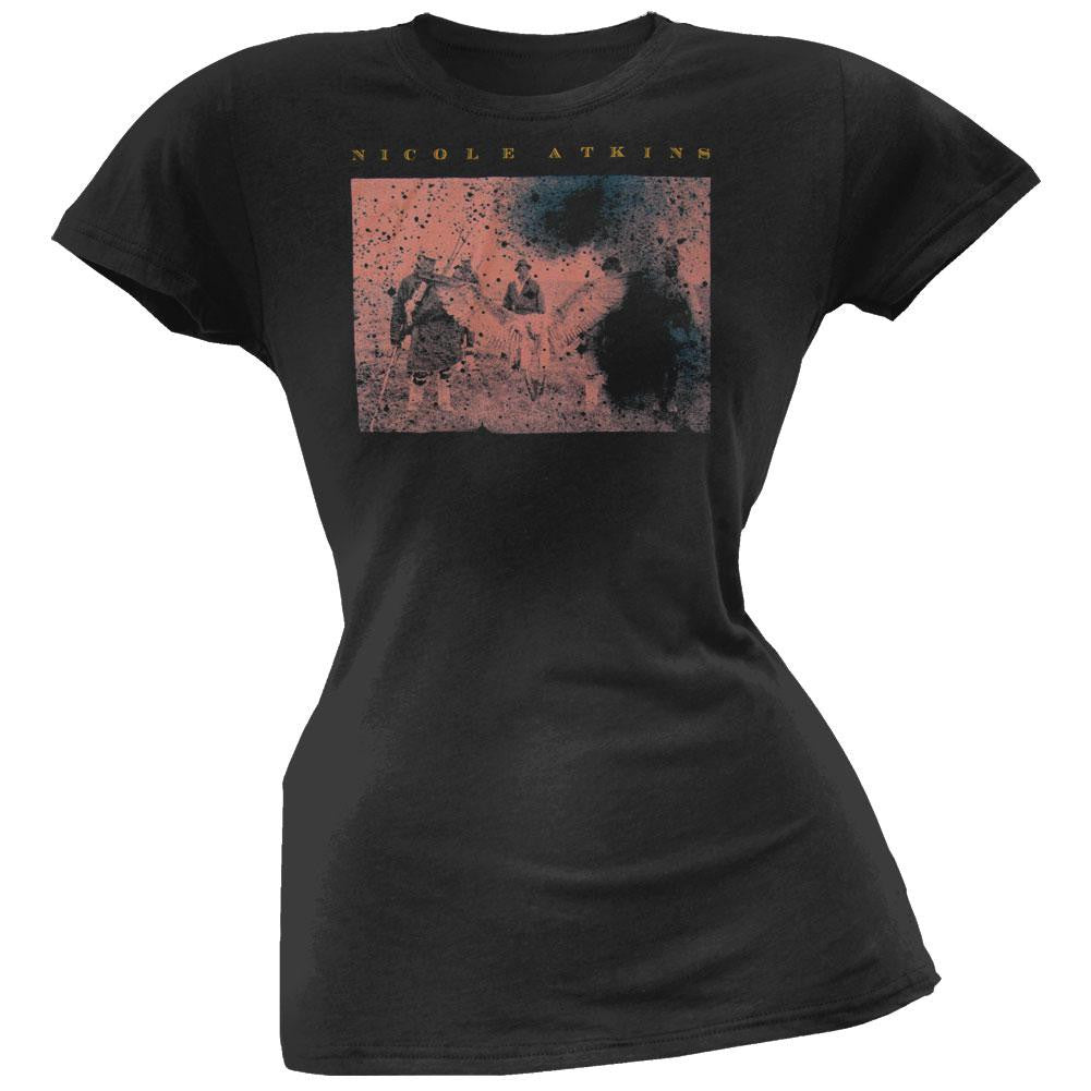 Nicole Atkins - Vultures Album Juniors T-Shirt Juniors T-Shirts Nicole Atkins SM Black