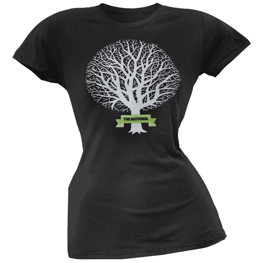 National - Tree Juniors T-Shirt Juniors T-Shirts The National LG Black 