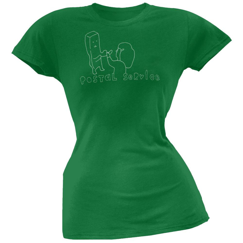 Postal Service - Delivery Juniors T-Shirt Juniors T-Shirts The Postal Service MD Green