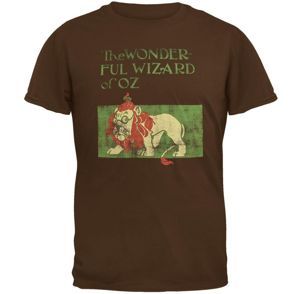 Wizard Of Oz - Wonderful Lion T-Shirt Men's T-Shirts Wizard of Oz LG Brown 