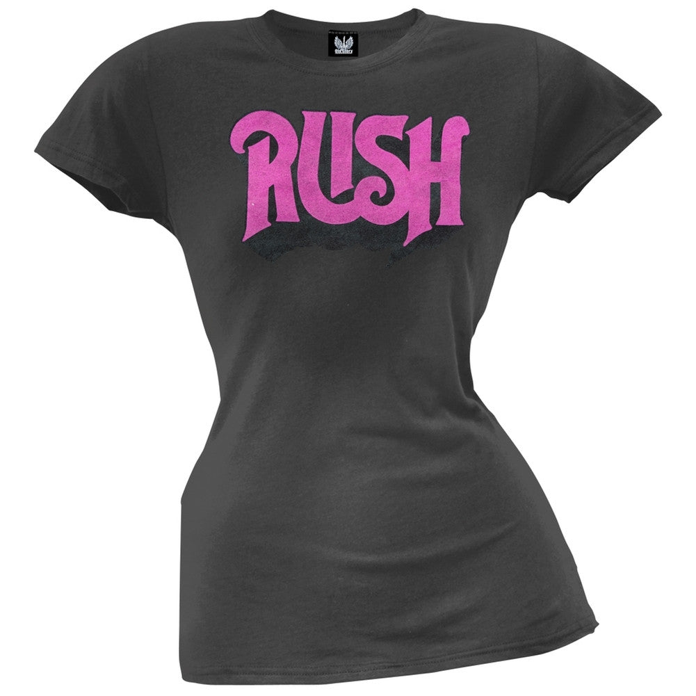 Rush - New World Man Juniors T-Shirt Juniors T-Shirts Rush LG Grey 