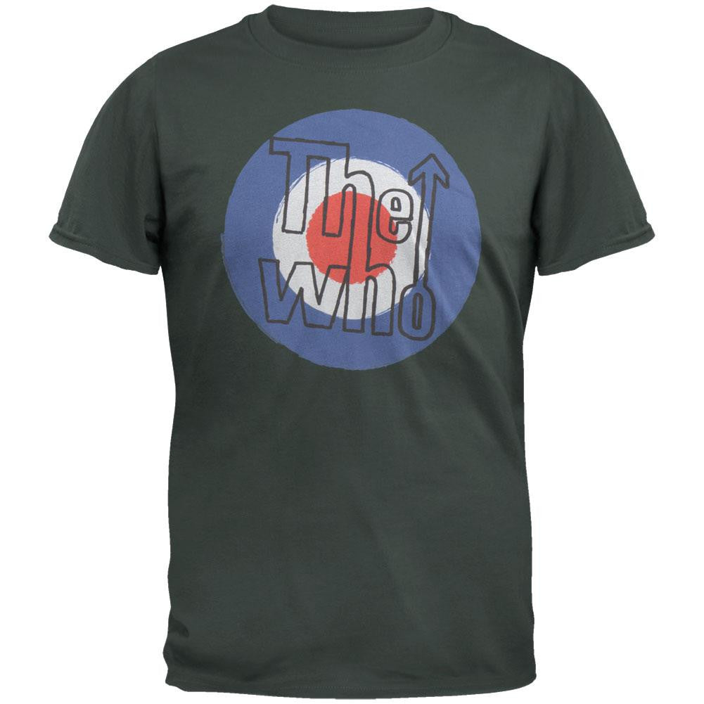 The Who - On Target Soft T-Shirt Men's T-Shirts The Who LG Grey 