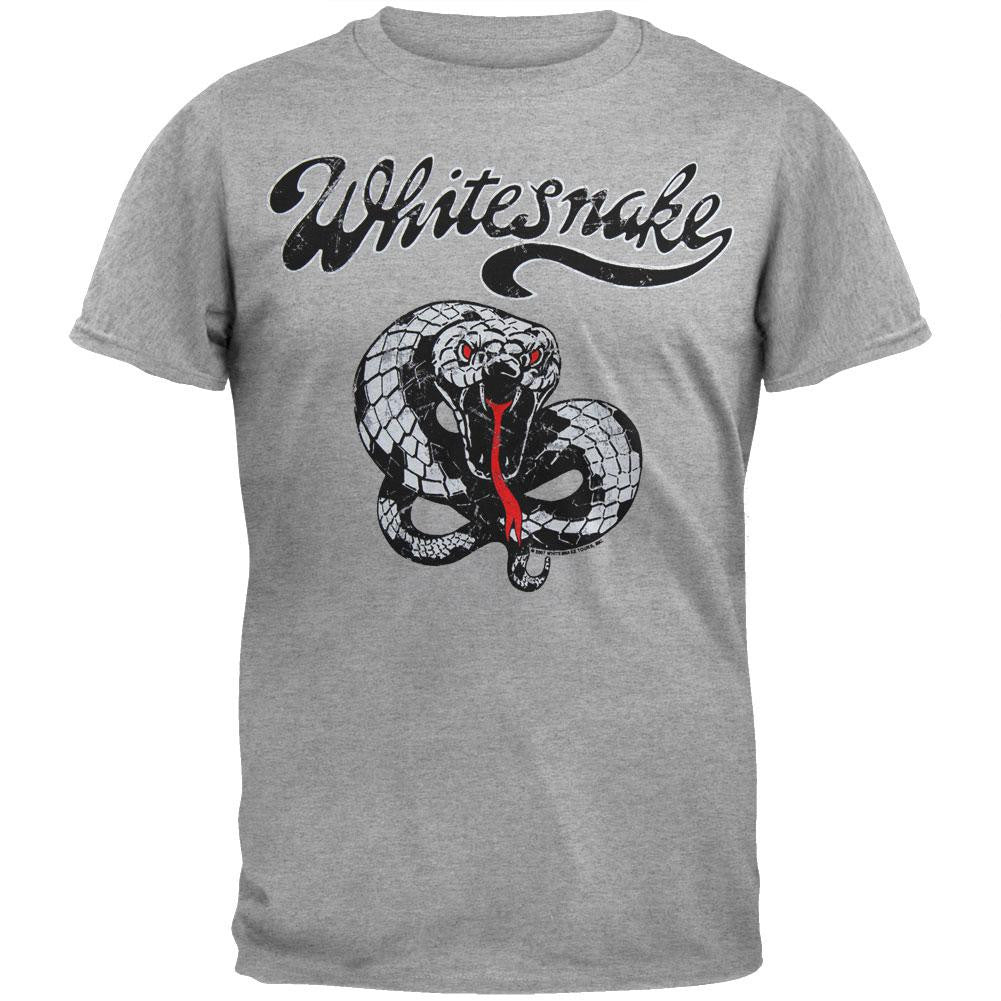 Whitesnake - Snake Strike Youth T-Shirt Youth T-Shirts Whitesnake MD Grey 