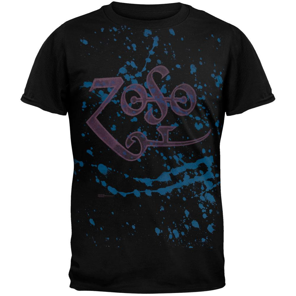 Jimmy Page - All-Seeing Zoso All-Over T-Shirt Men's T-Shirts Jimmy Page SM Black 