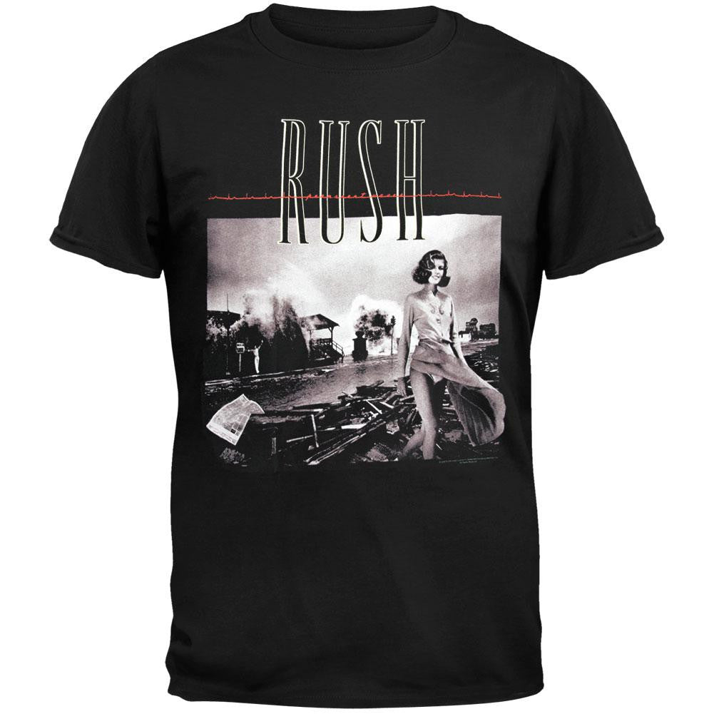 Rush - Permanent Waves T-Shirt Men's T-Shirts Rush LG Black 