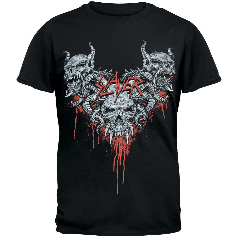 Slayer - Demonic Crest T-Shirt Men's T-Shirts Slayer LG Black 