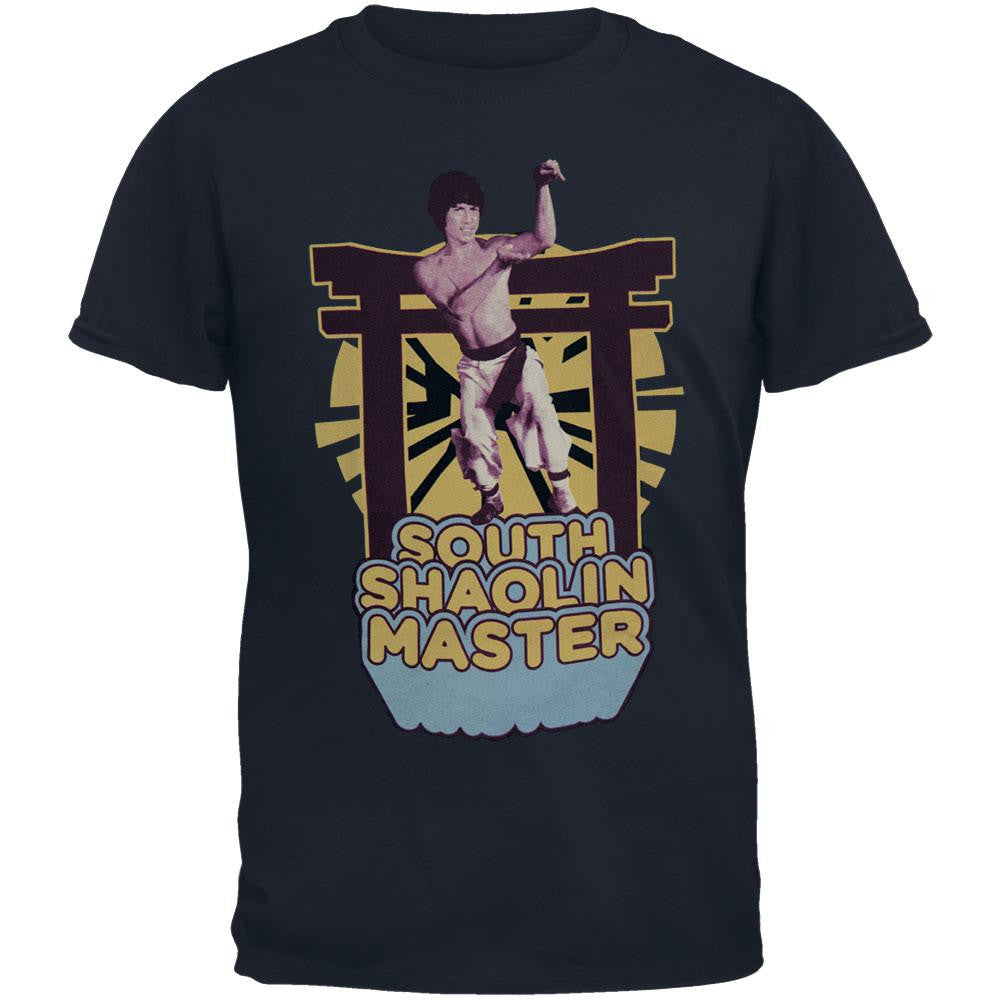 South Shaolin Master - Temple Youth T-Shirt Youth T-Shirts Classic Martial Arts XS Blue