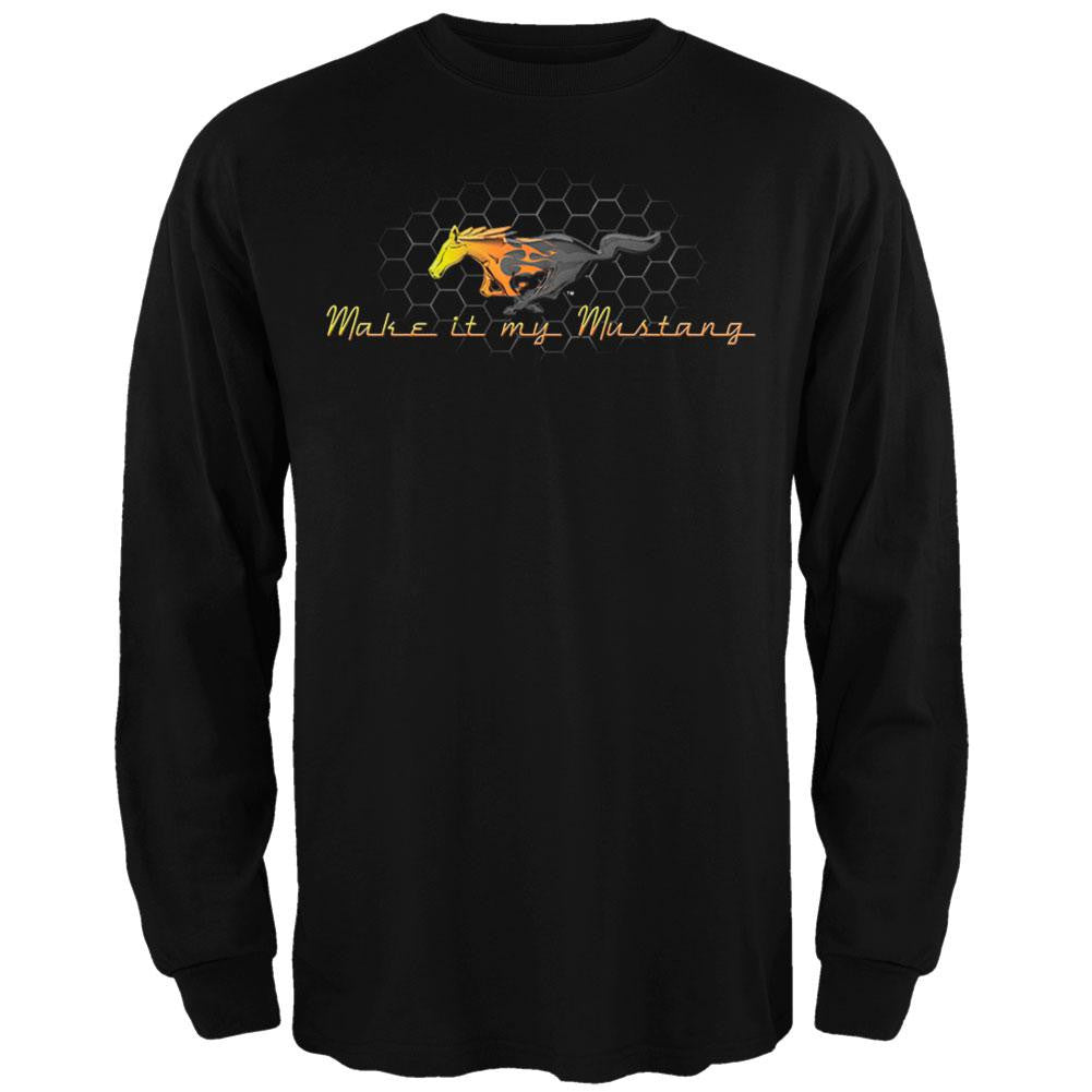 Ford - Make It My Mustang Long Sleeve T-Shirt Men's Long Sleeves Ford 2XL Black 