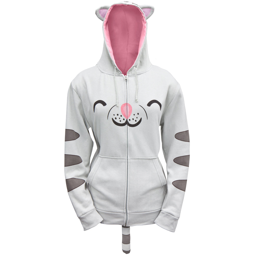 Big Bang Theory - Soft Kitty Costume Juniors Zip Hoodie Juniors Hoodies Big Bang Theory   