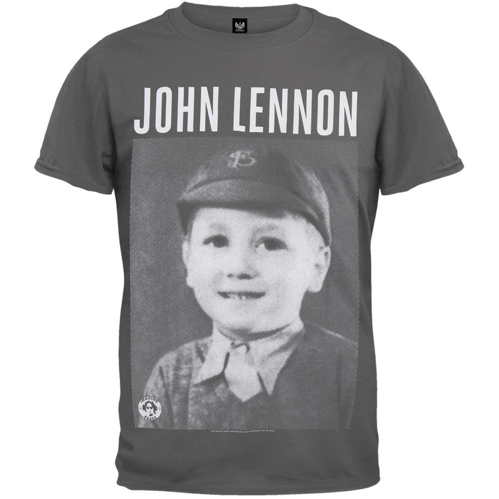 John Lennon - Baby Photo T-Shirt Men's T-Shirts John Lennon LG Grey 