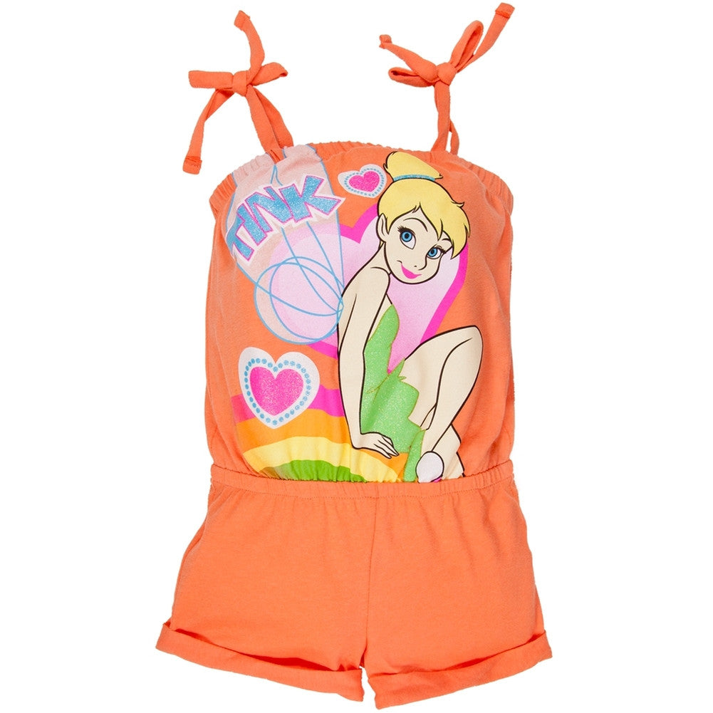 Tinkerbell - In Hearts Girls Juvy Jumper Shorts Juvenile Sets Tinkerbell J4 Orange 