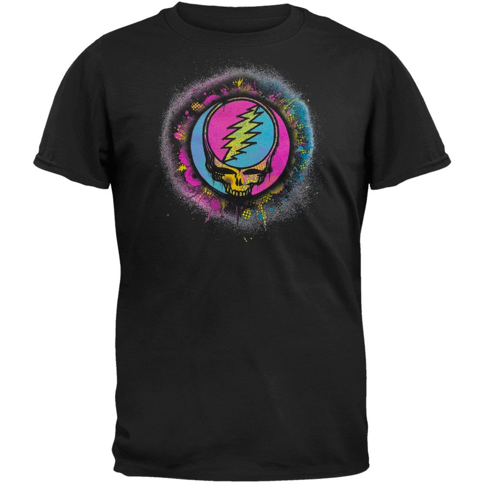 Grateful Dead - Splatter SYF Black T-Shirt Men's T-Shirts Grateful Dead MD Black 